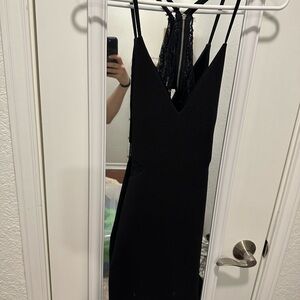 Elegant Black Sleeveless Dress